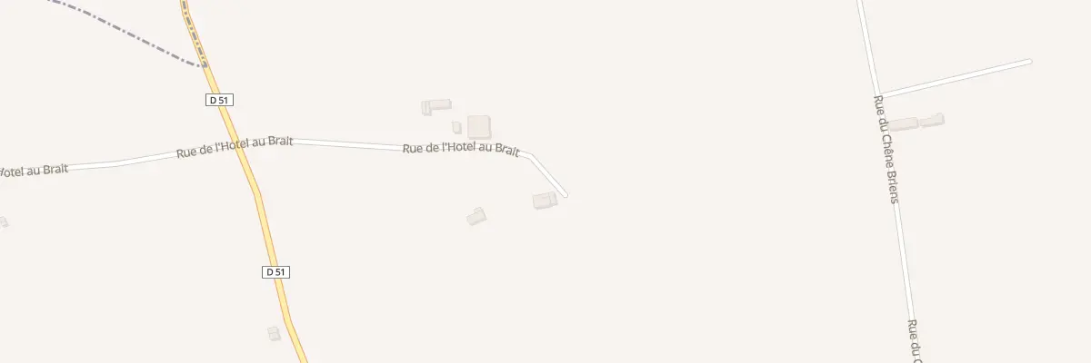 Plan du 4 Rue de l’Hotel au Brait à La Bloutière