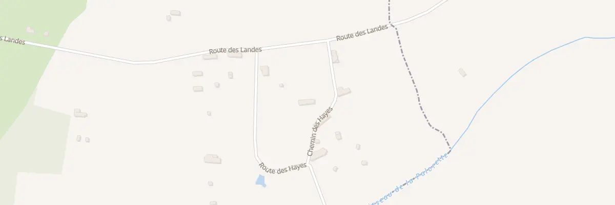 Plan du 5027 Les Hayes à La Godefroy