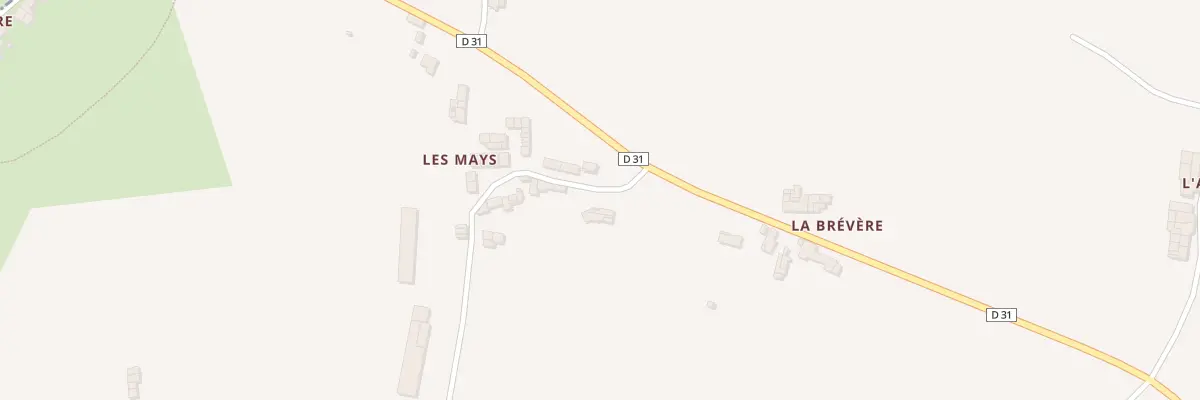 Plan du 5504 Les Mays à La Remaudière