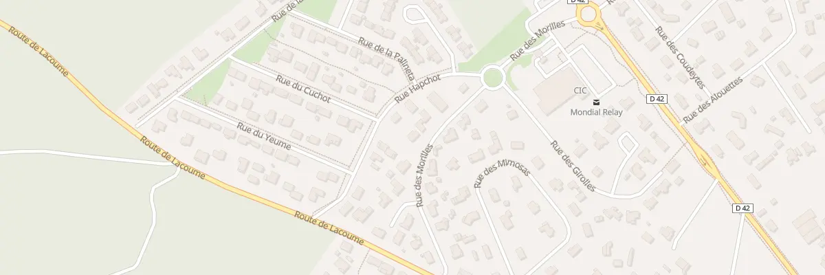 Plan du 19 Rue des Morilles à Linxe