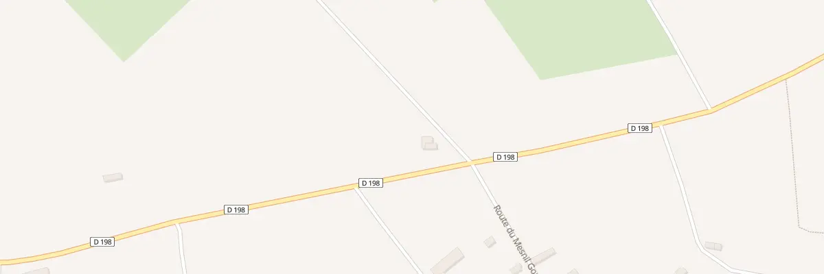Plan du 2 Rte du Bois à Hambye