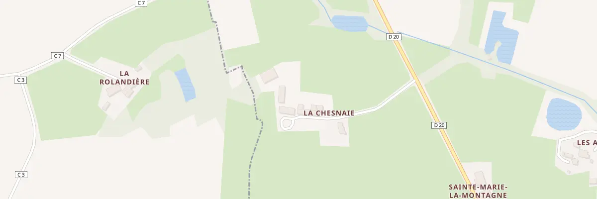 Plan du 2 La Chesnaie à Saint-Julien-de-Vouvantes