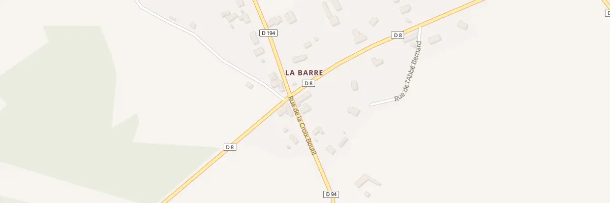 Plan du 13 La Barre à Remilly Les Marais