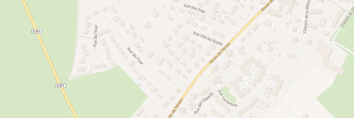 Plan du 22 Rue Cité les Baults à Carentan-les-Marais
