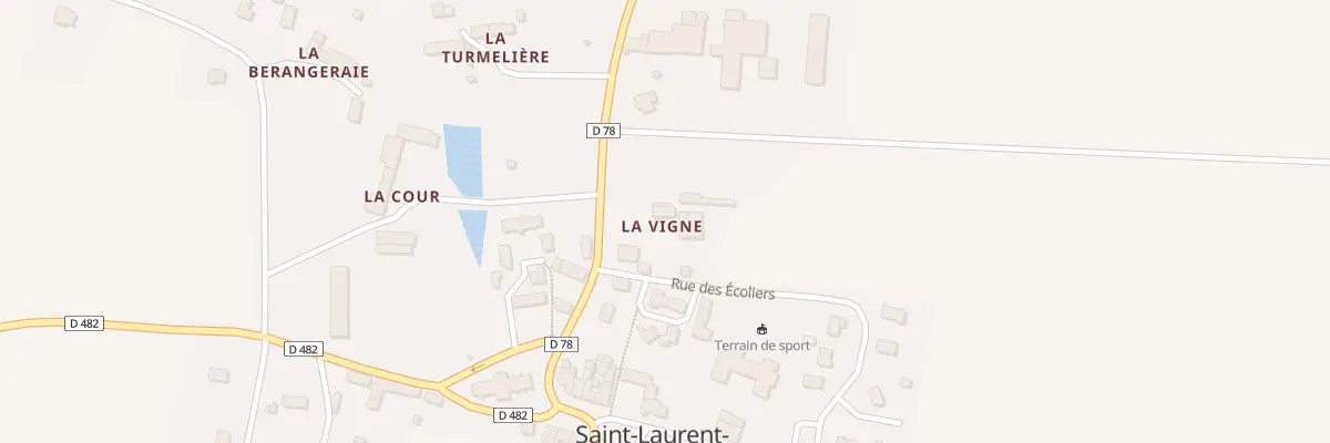 Plan du 4 La Vigne à Saint-Laurent-de-Terregatte