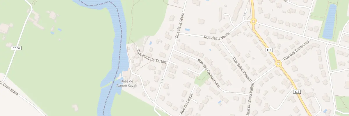 Plan du 2 Rue des campanules à Gétigné