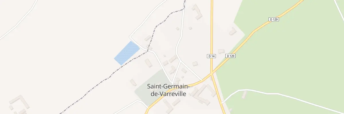 Plan du 14 Village de l’Eglise à Saint-Germain-de-Varreville