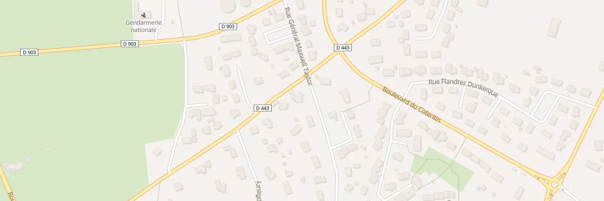 Plan du 20 Rue General Maxwell Taylor à Carentan-les-Marais
