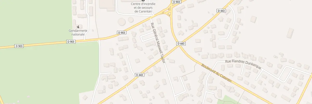Plan du 18 Rue General Maxwell Taylor à Carentan-les-Marais