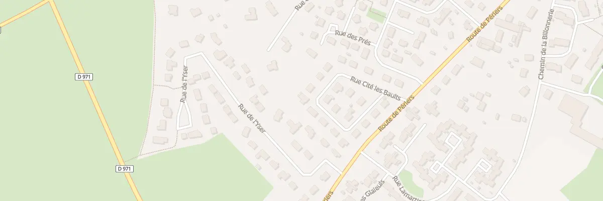 Plan du 18 Rue Cité les Baults à Carentan-les-Marais