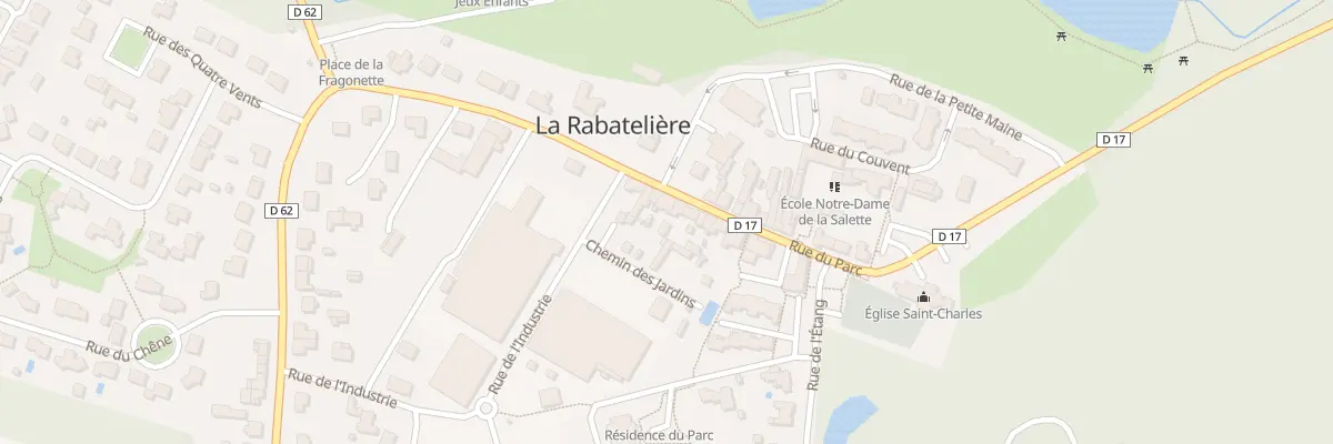 Plan du 19 Rue du parc à La Rabatelière