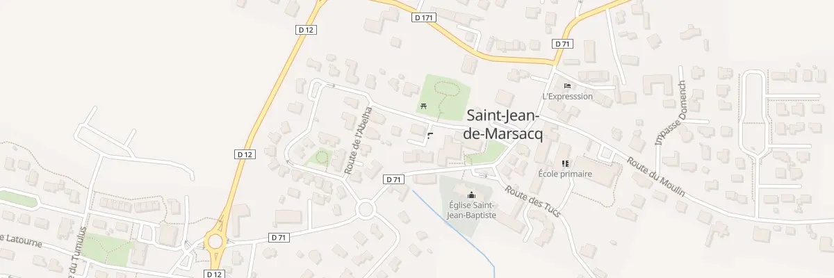 Plan du 101B Rte de l’Esquirou à Saint-Jean-de-Marsacq