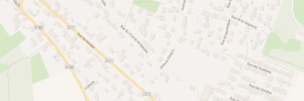 Plan du 51 Rue du Champ de Bataille à Orée d’Anjou