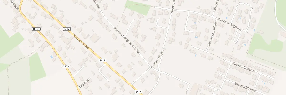 Plan du 49 Rue du Champ de Bataille à Orée d’Anjou