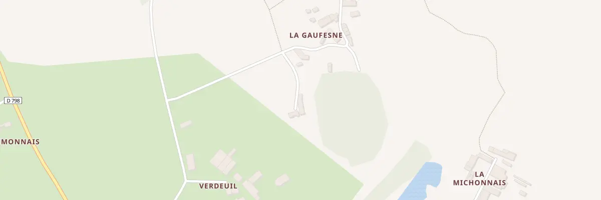 Plan du 5080 La Gaufresne à Poilley