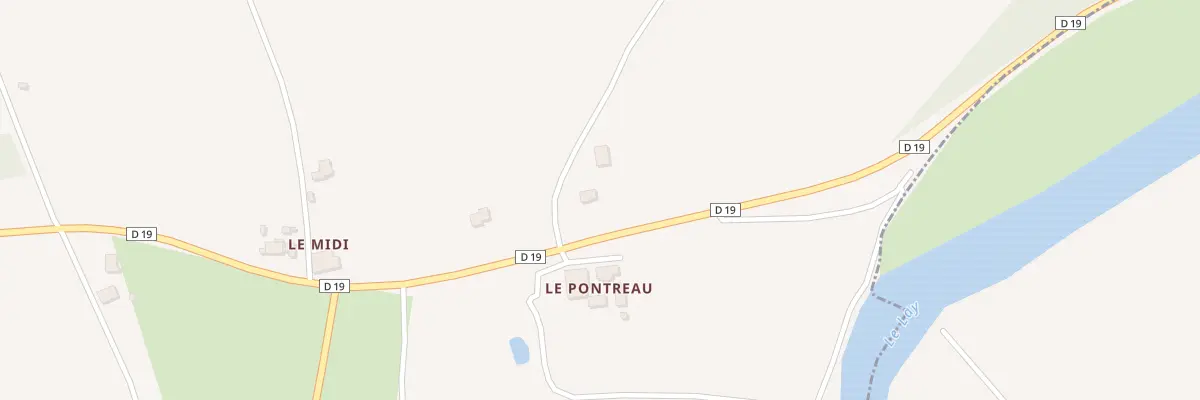 Plan du 5307 Le Pontreau à La Couture