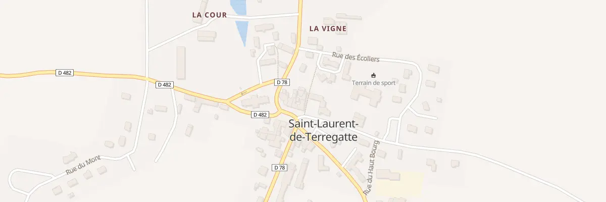 Plan du 10 Pl du Calvaire à Saint-Laurent-de-Terregatte