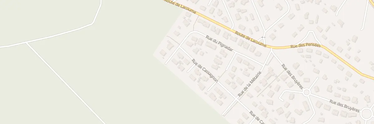 Plan du 51 Rue Cassagnon à Linxe