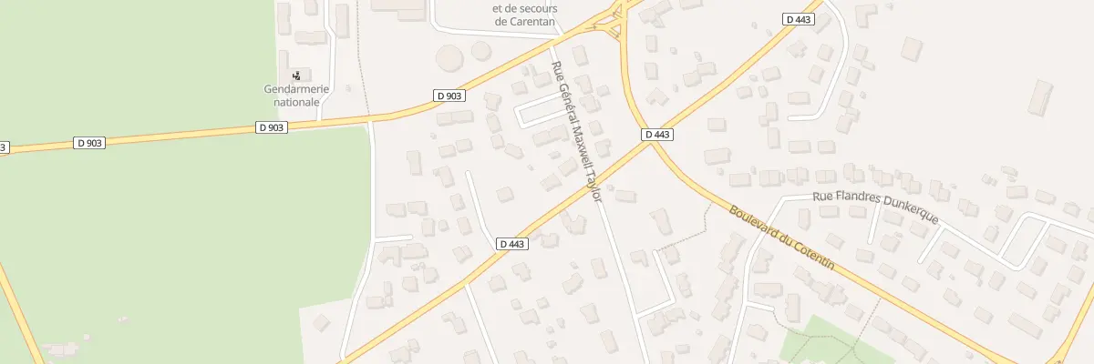 Plan du 6 Rte des Six Chemins à Carentan-les-Marais