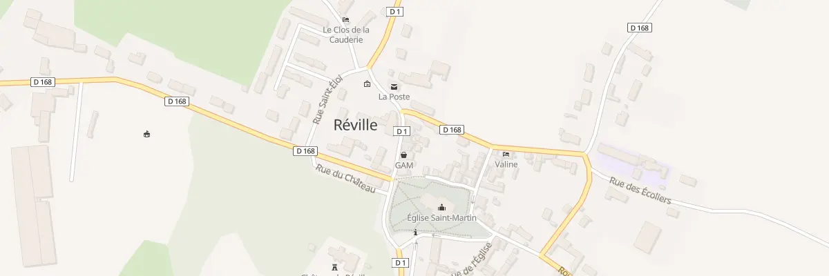 Plan du 48 Rue General de Gaulle à Réville