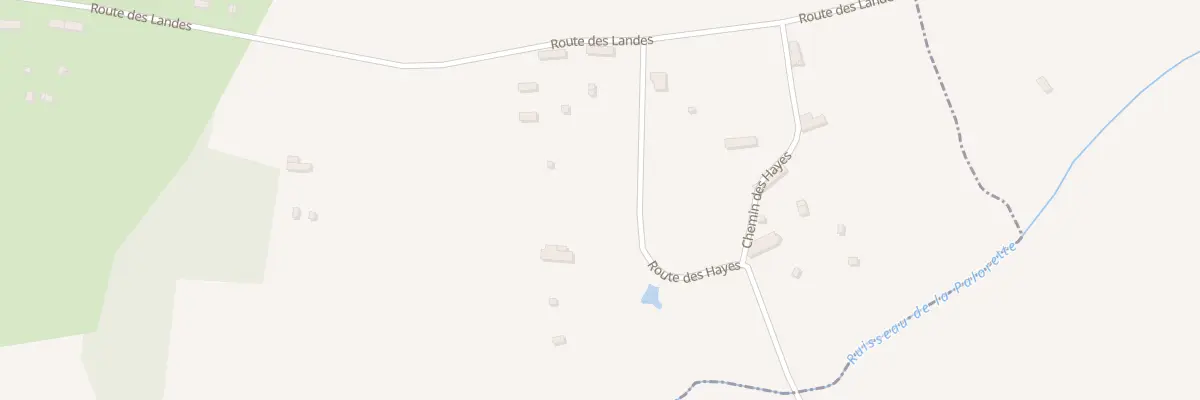 Plan du 5031 Les Hayes à La Godefroy