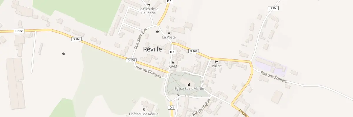 Plan du 44 Rue General de Gaulle à Réville