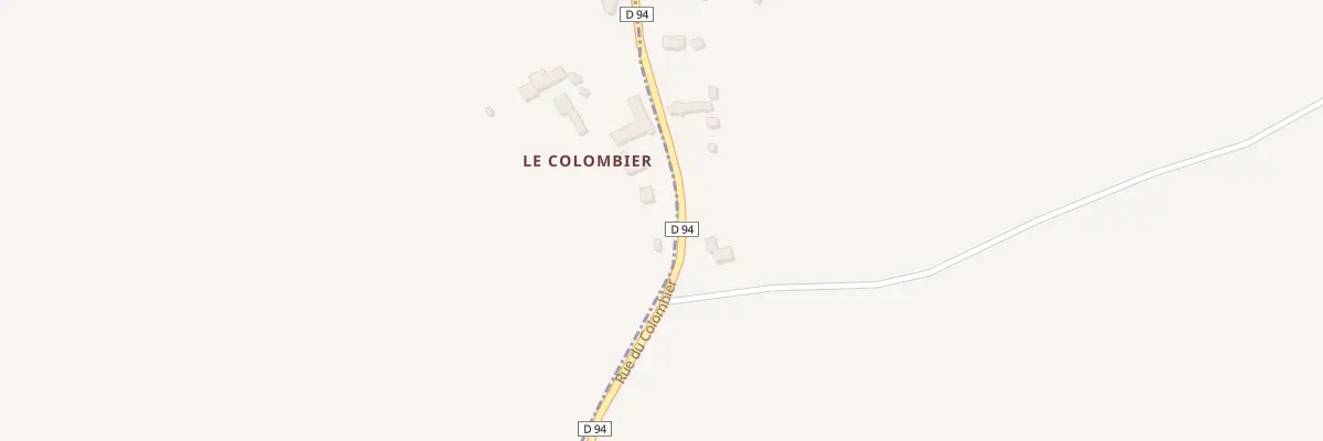 Plan du 16 Rue du Colombier à Remilly Les Marais