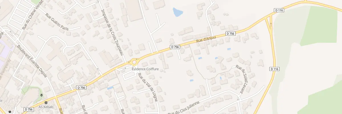 Plan du 80 Rue d’Anjou à Vallet