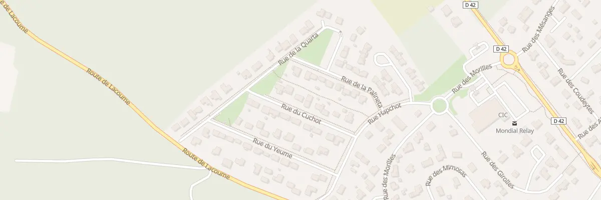 Plan du 12 Rue de Cuchot à Linxe
