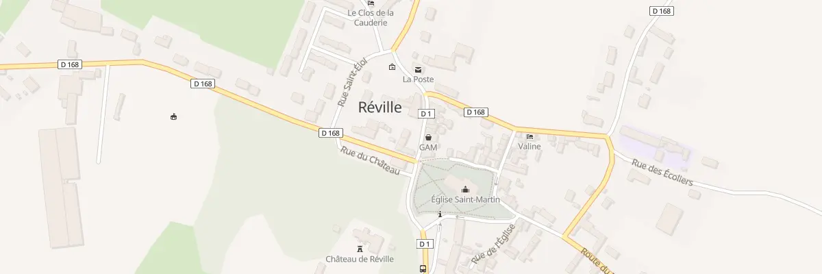 Plan du 11 Rue General de Gaulle à Réville