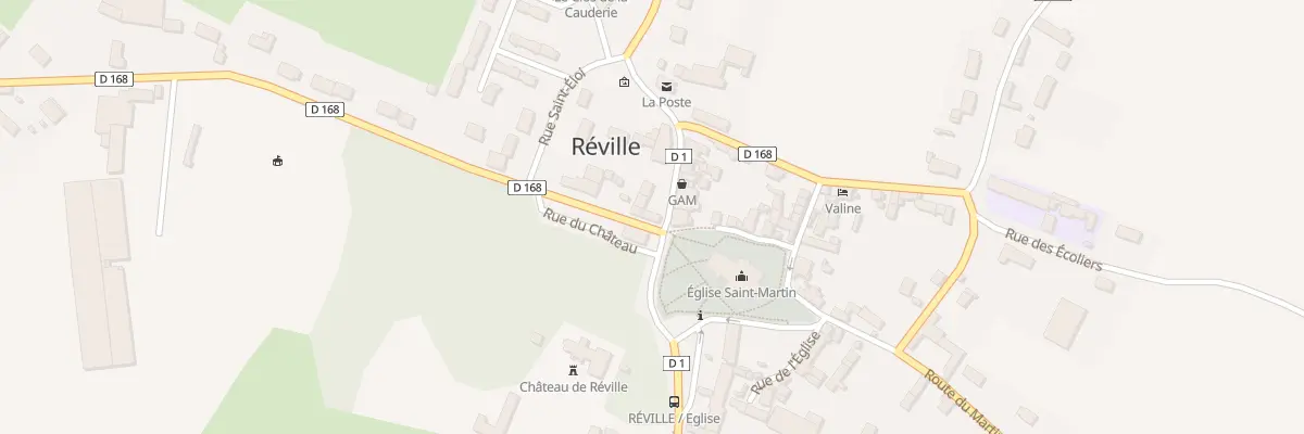 Plan du 7 Rue General de Gaulle à Réville