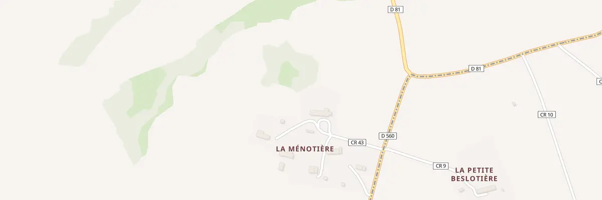 Plan du 2 La Menotiere à La Trinité