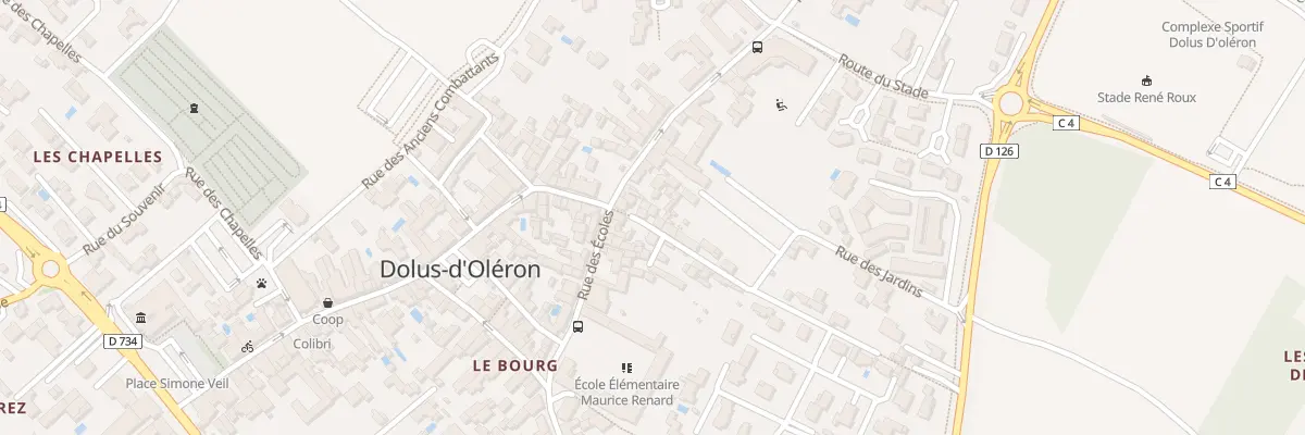 Plan du 2 Rue des Jardins à Dolus-d’Oléron