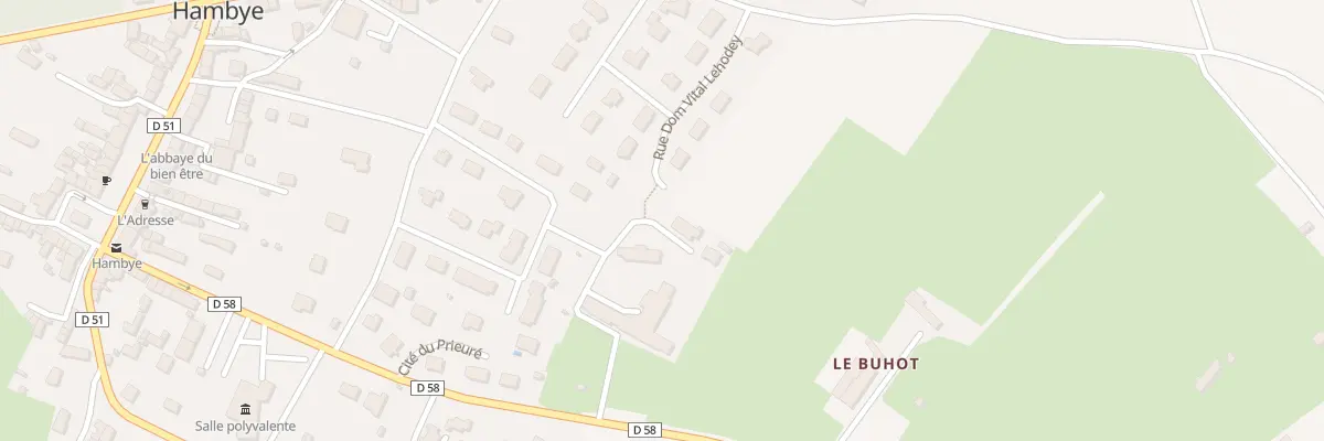 Plan du 26A Rue du Docteur Regnault à Hambye