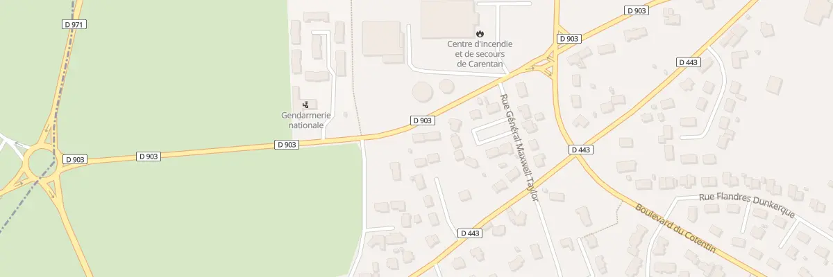 Plan du 9240 Rte d’Auvers à Carentan-les-Marais