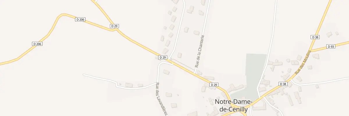 Plan du 2 Rue de la Chanterie à Notre-Dame-de-Cenilly