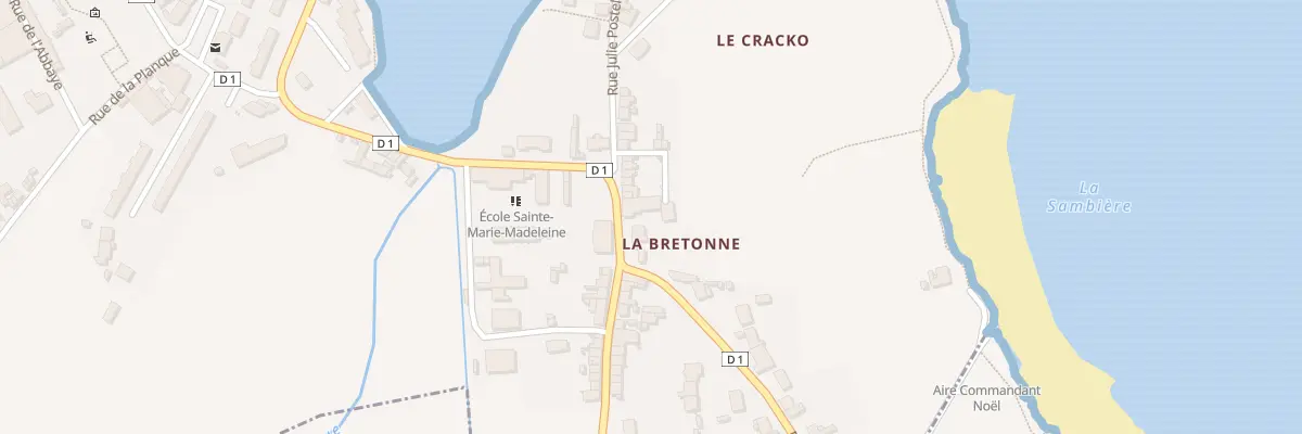 Plan du 46 Rue Julie Postel à Barfleur