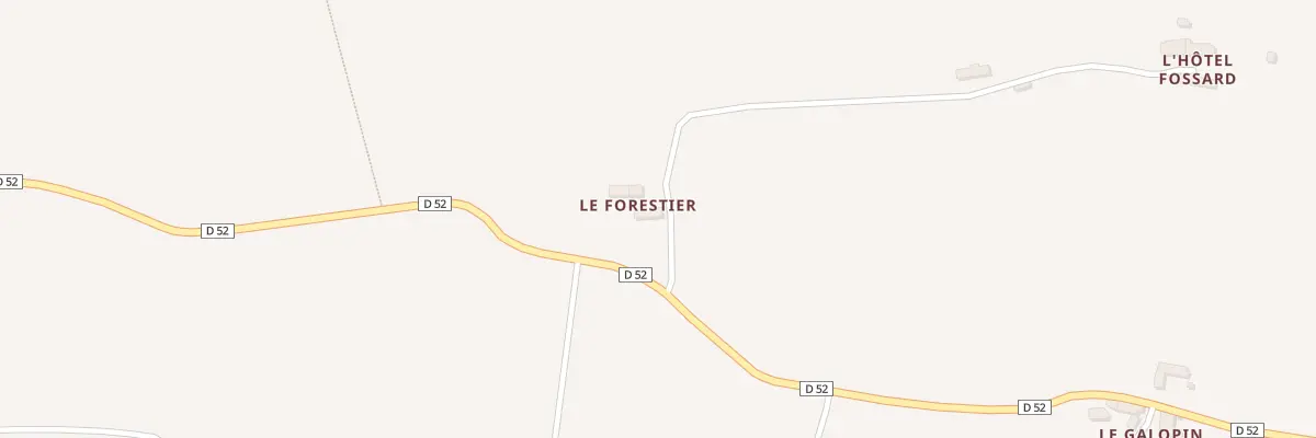 Plan du 1 Le Forestier à Cerisy-la-Salle