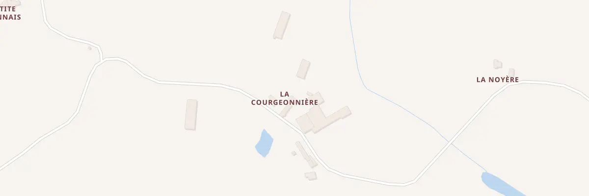 Plan du 631 La Courgeonnière à Torcé