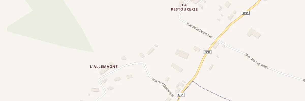 Plan du 2 Rue de l’Allemagne à Remilly Les Marais