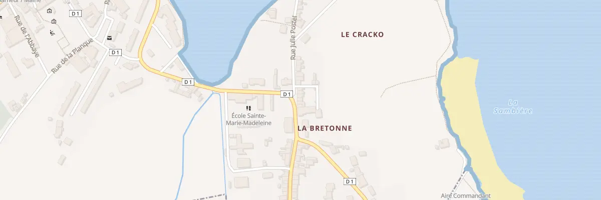 Plan du 38 Rue Julie Postel à Barfleur