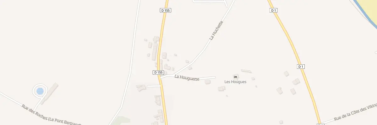 Plan du 53 Rue des Hougues à Montfarville