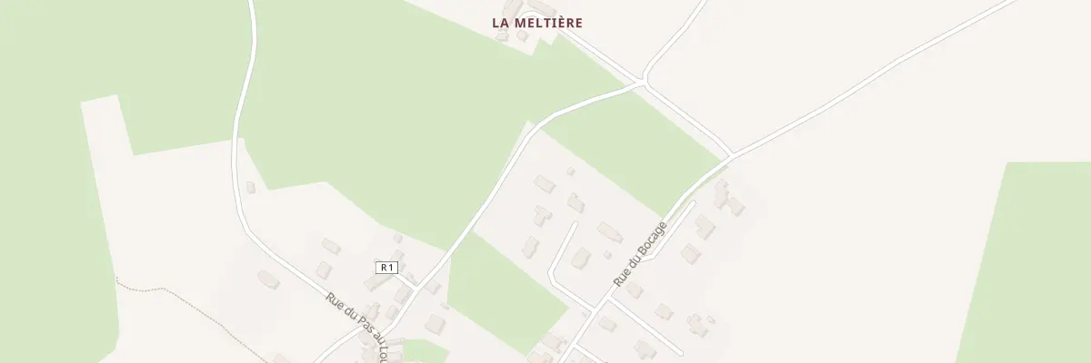 Plan du 3 Lot de la Villeon à Poilley