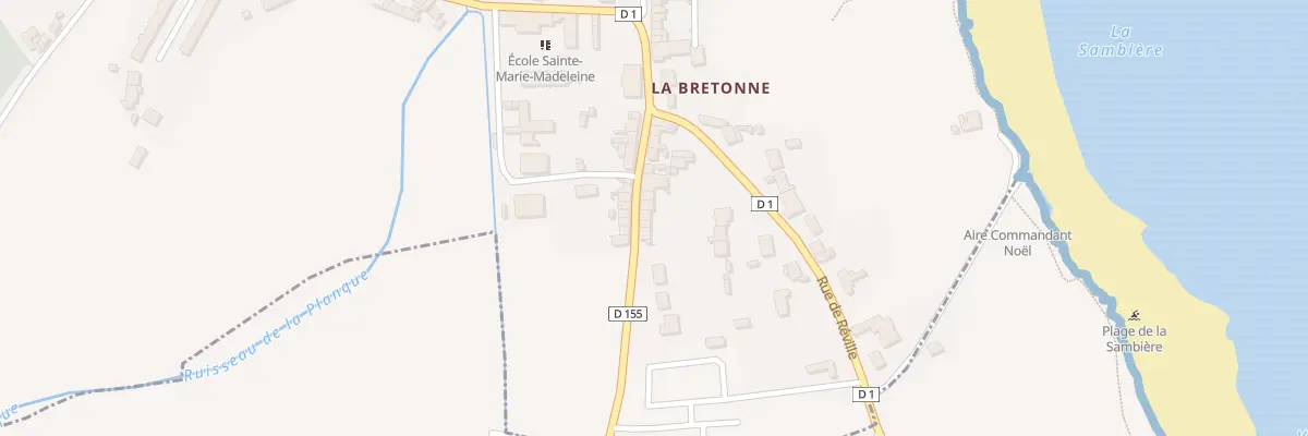 Plan du 70 Rue Julie Postel à Barfleur