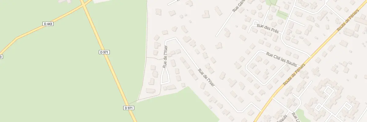 Plan du 25 Rue de l’Yser à Carentan-les-Marais