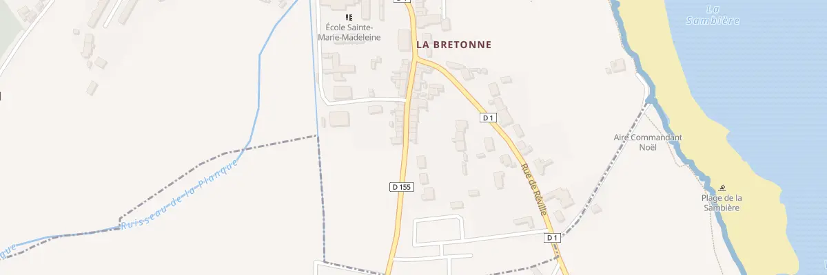 Plan du 74A Rue Julie Postel à Barfleur