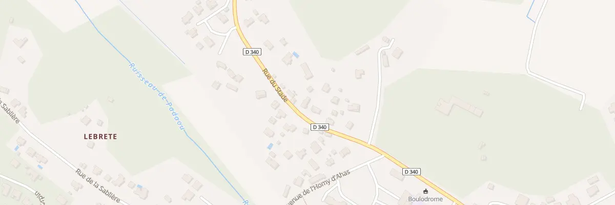 Plan du 152 Rue du Stade à Lit-et-Mixe