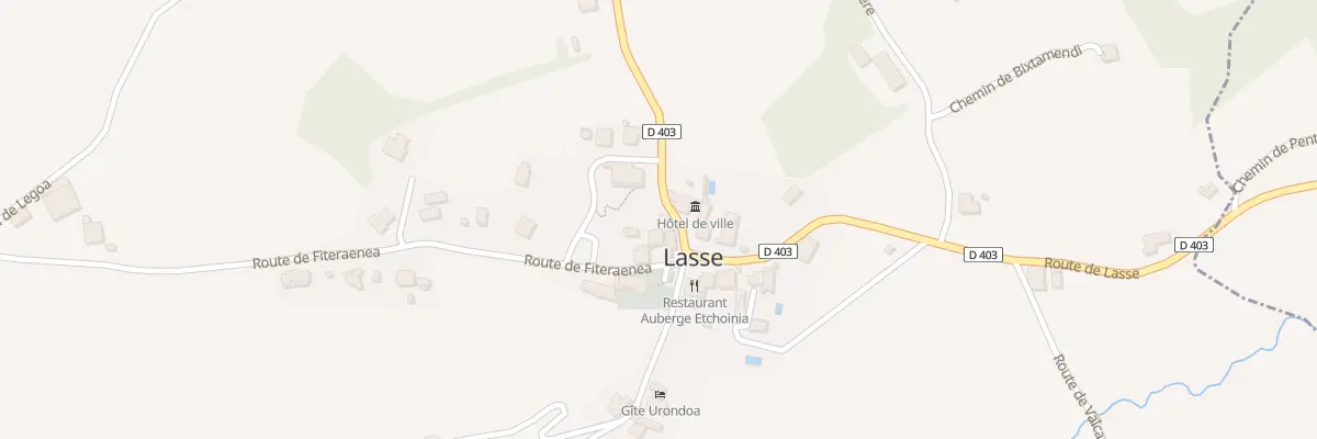 Plan du 1841 Rte de Lasse à Lasse
