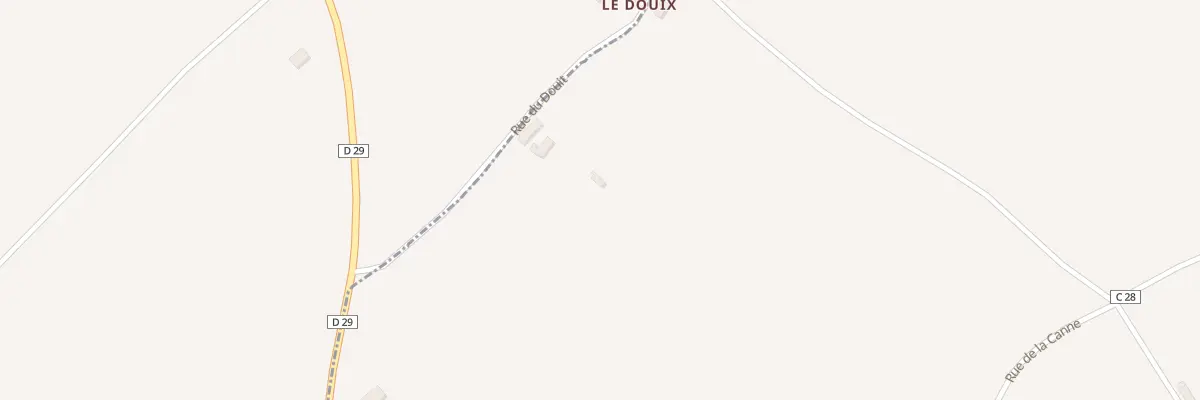 Plan du 2 Rue du Douit à Saint-André-de-Bohon