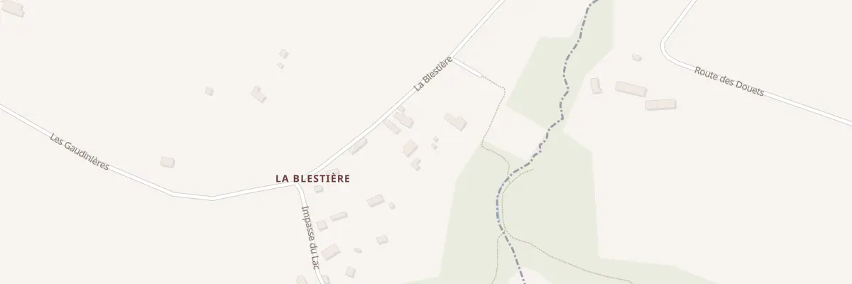 Plan du 20 La Blestiere Ducey à Ducey-Les Chéris